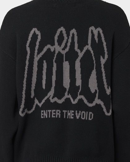 Loiter Void Knit Sweater Black