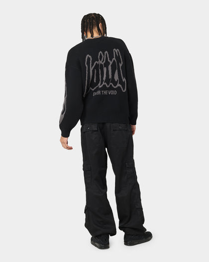 Loiter Void Knit Sweater Black