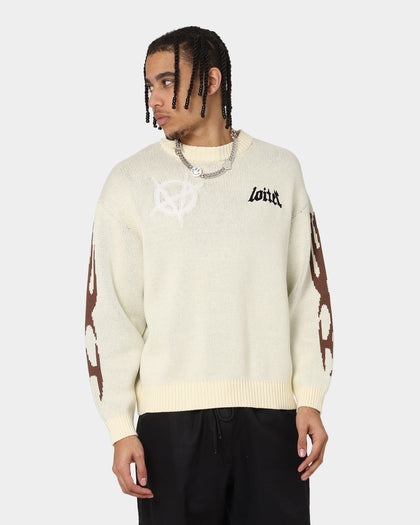 Loiter Void Knit Sweater Off White