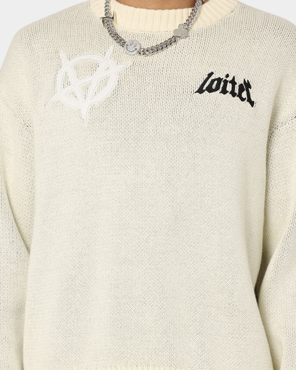 Loiter Void Knit Sweater Off White