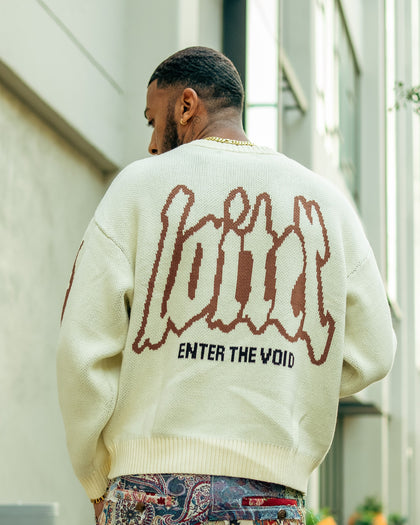 Loiter Void Knit Sweater Off White