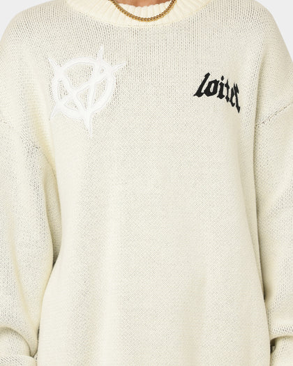 Loiter Void Knit Sweater Off White