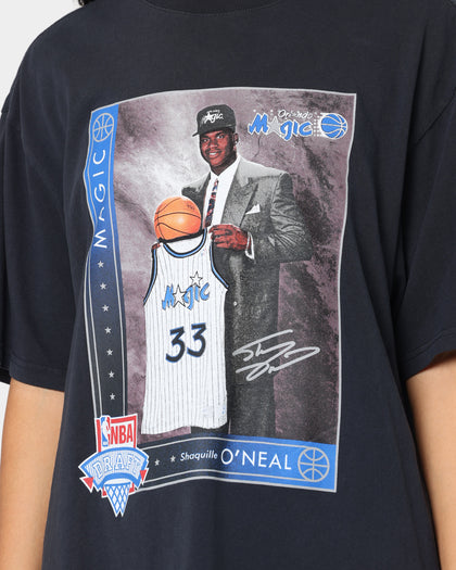 Mitchell & Ness Orlando Magic Shaquille O'Neal Draft Day Vintage T-Shirt Faded Black