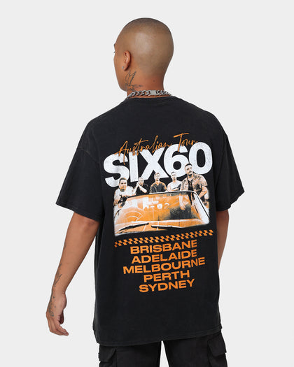 SIX60 Six60 Tour Vintage T-Shirt Black Wash