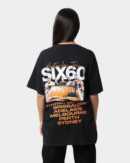 SIX60 Six60 Tour Vintage T-Shirt Black Wash