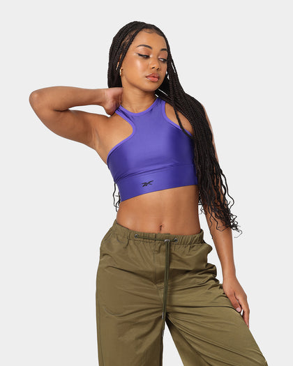 Reebok X Cardi B Cropped Bralette Ultimate Purple