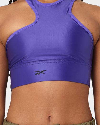Reebok X Cardi B Cropped Bralette Ultimate Purple