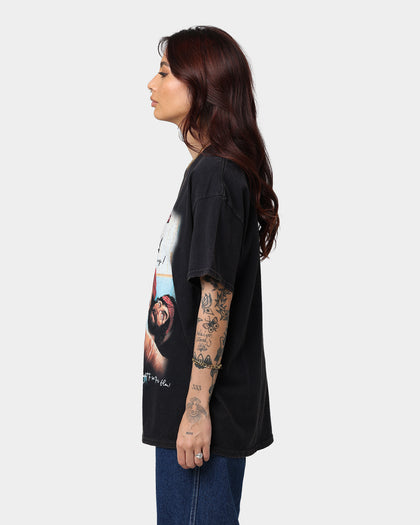 American Thrift X 420 Cheech & Chong Movie Poster Vintage T-Shirt Washed Black