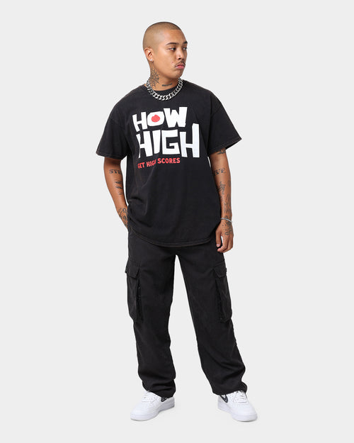 American Thrift X 420 How High Vintage T-Shirt Washed Black