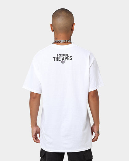 Culture Kings x Champ Medici "Bored Of The Apes" #6723 T-Shirt White
