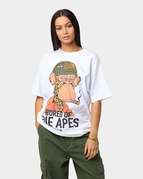 Culture Kings x Champ Medici "Bored Of The Apes" #6723 T-Shirt White