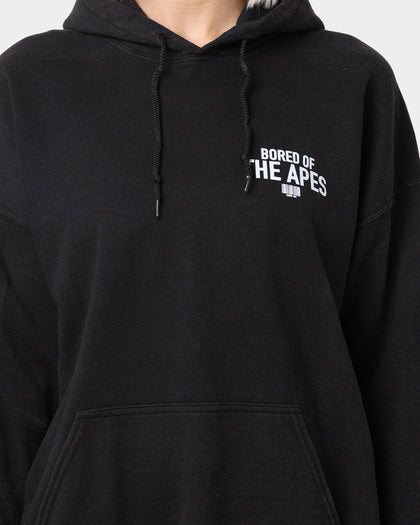 Culture Kings x Champ Medici "Bored Of The Apes" #6368 Vintage Hoodie Washed Black