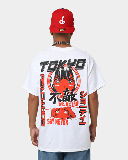 Goat Crew Never Say Never T-Shirt White