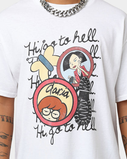 American Thift X Daria Go To Hell T-Shirt White