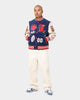Lifted Anchors "Champion" Letterman Jacket Blue/Red