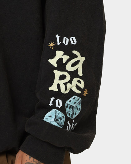 Goat Crew Too Weird To Live Vintage Crewneck Black Wash