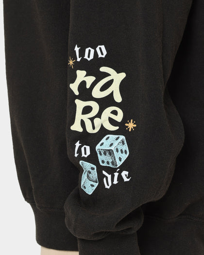 Goat Crew Too Weird To Live Vintage Crewneck Black Wash