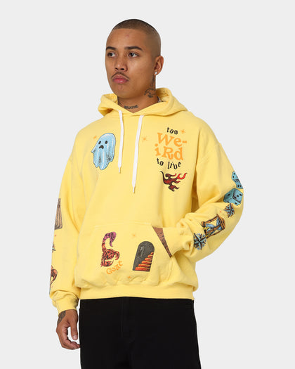 Goat Crew Too Weird To Live Hoodie Butter