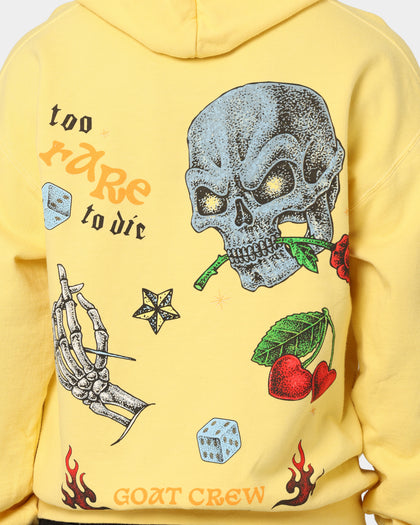 Goat Crew Too Weird To Live Hoodie Butter