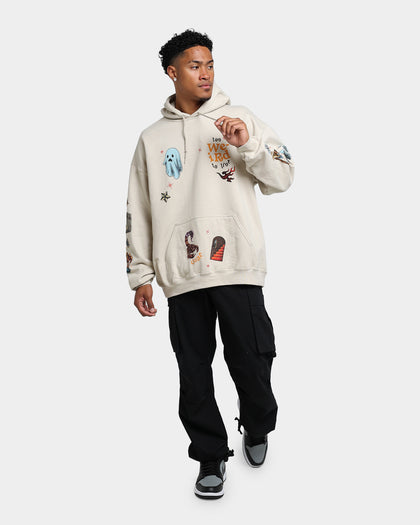 Goat Crew Too Weird To Live Hoodie Off White