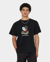 Goat Crew Too Weird To Live Vintage T-Shirt Black Wash