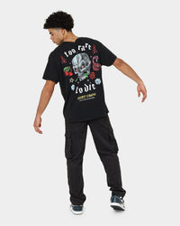 Goat Crew Too Weird To Live Vintage T-Shirt Black Wash