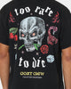 Goat Crew Too Weird To Live Vintage T-Shirt Black Wash