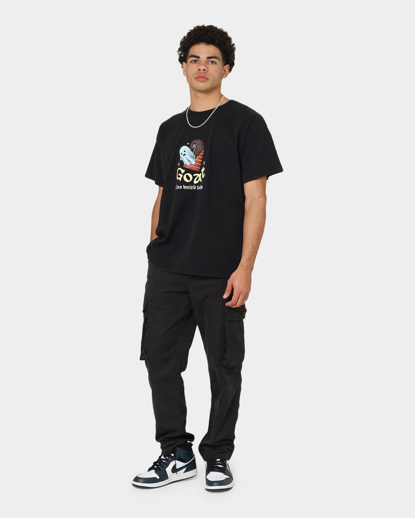 Goat Crew Too Weird To Live Vintage T-Shirt Black Wash | Culture