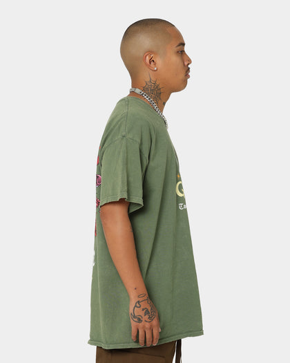 Goat Crew Too Weird To Live Vintage T-Shirt Military