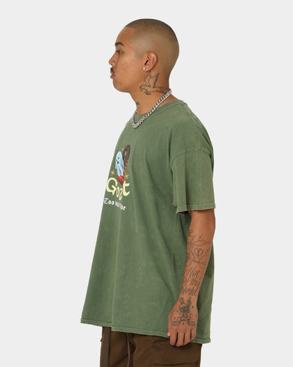 Goat Crew Too Weird To Live Vintage T-Shirt Military