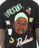Rodman Brand 48 Hours In Vegas Vintage T-Shirt Black Wash