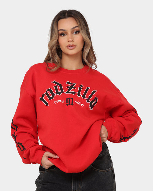 Rodman Brand Rodzilla Crewneck Red