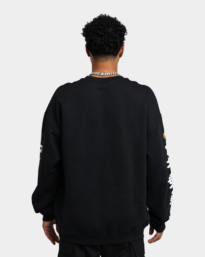 Goat Crew Sleeping Dragons Crewneck Black
