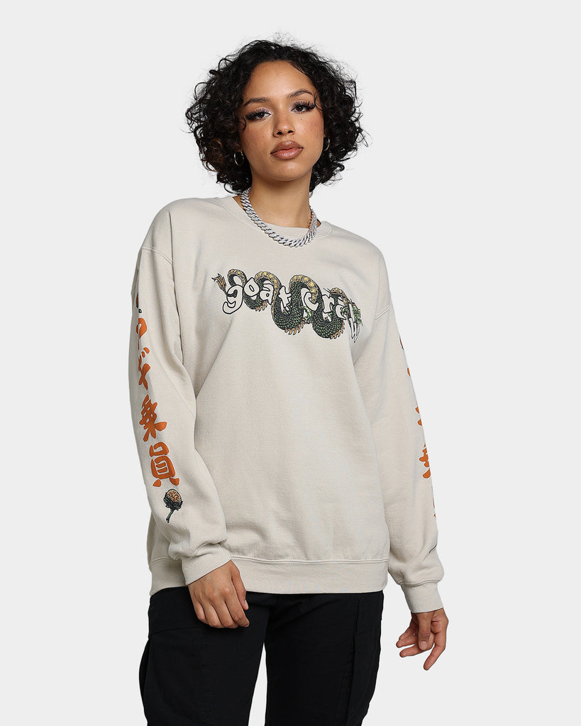 Goat Crew Sleeping Dragons Crewneck Off White | Culture Kings US