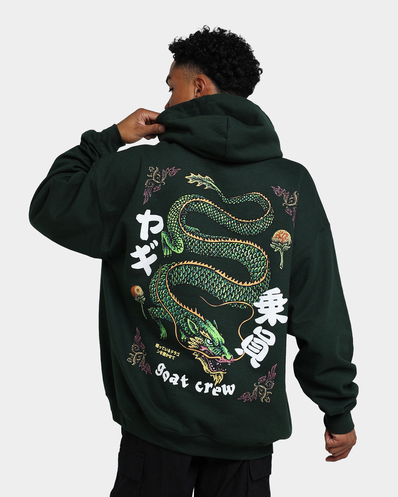 Goat Crew Sleeping Dragons Hoodie Forest Green | Culture Kings US
