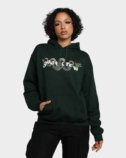 Goat Crew Sleeping Dragons Hoodie Forest Green
