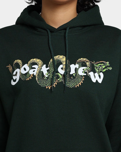 Goat Crew Sleeping Dragons Hoodie Forest Green