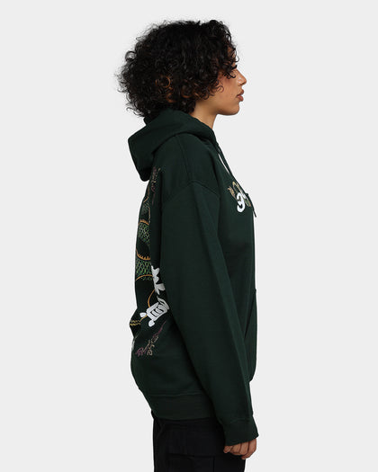 Goat Crew Sleeping Dragons Hoodie Forest Green