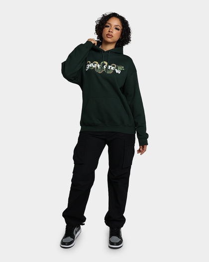 Goat Crew Sleeping Dragons Hoodie Forest Green