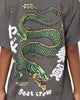 Goat Crew Sleeping Dragons T-Shirt Charcoal