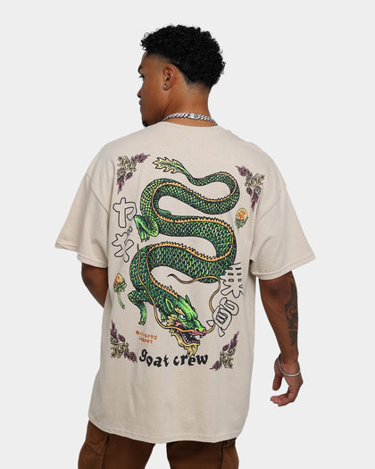 Goat Crew Sleeping Dragons T-Shirt Off White