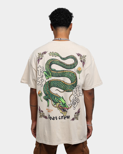 Goat Crew Sleeping Dragons T-Shirt Off White