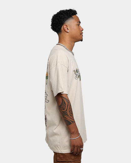 Goat Crew Sleeping Dragons T-Shirt Off White