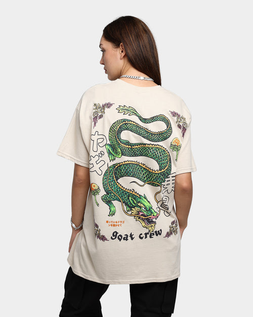 Goat Crew Sleeping Dragons T-Shirt Off White