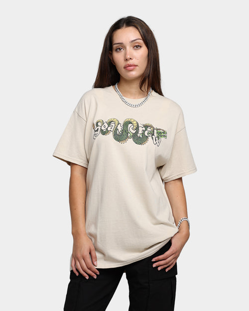 Goat Crew Sleeping Dragons T-Shirt Off White