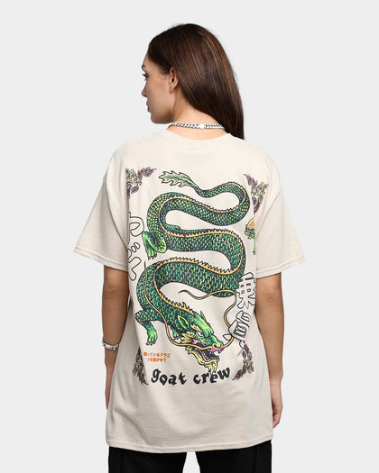 Goat Crew Sleeping Dragons T-Shirt Off White