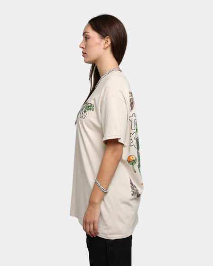 Goat Crew Sleeping Dragons T-Shirt Off White