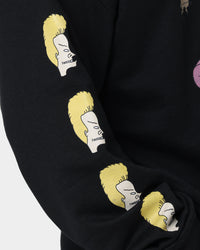 American Thrift American Thrift X Beavis & Butthead Couch Hoodie Black