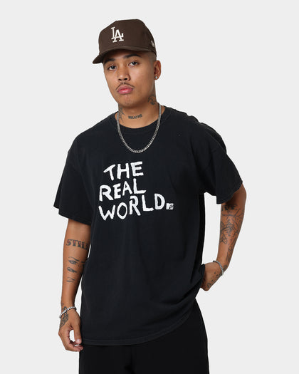 American Thrift X MTV The Real World Vintage T-Shirt Black Wash