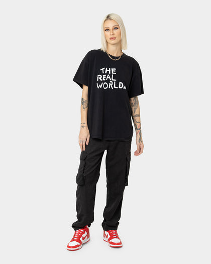 American Thrift X MTV The Real World Vintage T-Shirt Black Wash